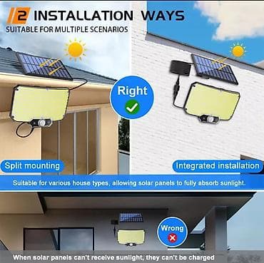 günəş panelli işıqlar: Yeni, Günəş lampası, 220 Vt, Zəmanətsiz, Ünvandan götürmə, Pulsuz çatdırılma, Ödənişli çatdırılma — 6
