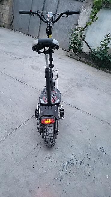 Velosiped ehtiyyat hissələri: Elektrik skuter – oturacaqlı, güclü amortizasiya və tam işıqlandırma — 3