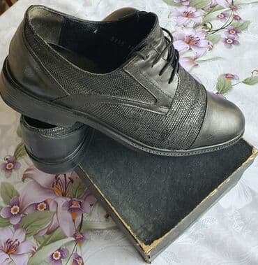 b class makasin: Klassik kişi ayaqqabisi Turkiye istehsalidi. Istifade edilmediyi üçün — 4
