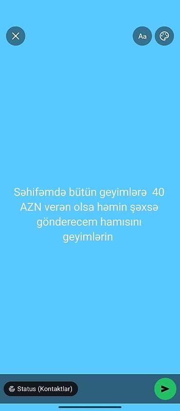 desd geyimler: Məhsul: Geyimlər toplusu Təsvir: - Səhifədə olan bütün geyimlər bir — 1