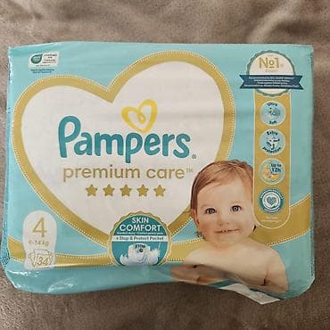 Pampers Premium Care uşaq bezi – Ölçü 4 (9–14 kq) - Qablaşdırma: 34