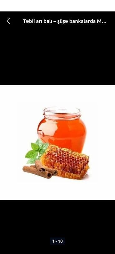 bakida metalin qiymeti: Məhsul: Təbii dağ balı - Şüşə bankalarda saf, süzsüz arı balı - Arı — 3