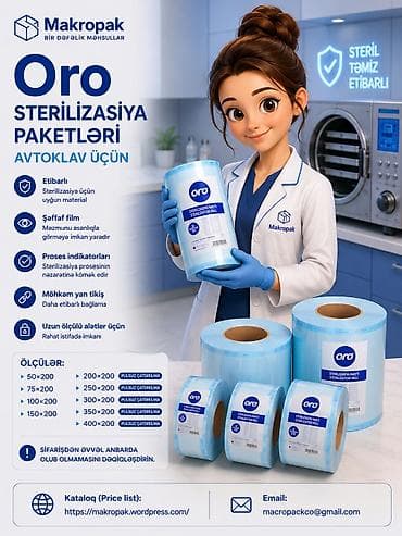 torba: 🦷 Sterilizasiya prosesində etibarlı seçim! 🔹 Oro sterilizasiya — 1
