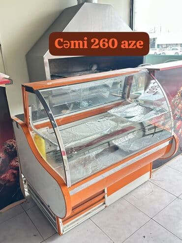 Vitrin soyuducu satılır – 260 ₼ - Vitrin tipli soyuducu, mağaza və