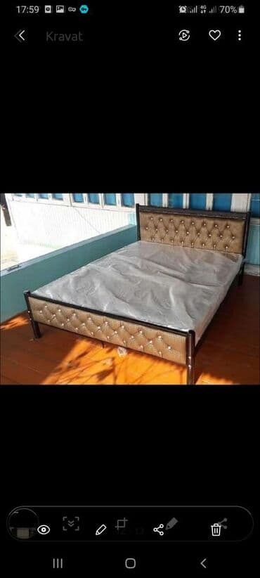 Çarpayılar: Yeni, İkinəfərlik çarpayı, Bazasız, Matras ilə, Siyirməsiz, Azərbaycan — 7