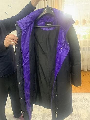 Paltolar: Qadın uzun qış paltosu – OMMEITT - Rəng: xaricdə qara, iç hissə — 2