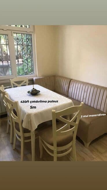 mətbəx ucun divan: Dördbucaq masa, Mətbəx üçün, Zəmanətli — 2