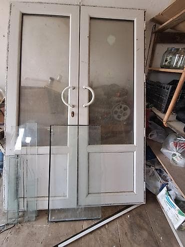 İşlənmiş Plastik qapı 90x220 sm Çərçivə ilə, Zəmanətsiz, Ödənişli quraşdırma, Ünvandan götürmə