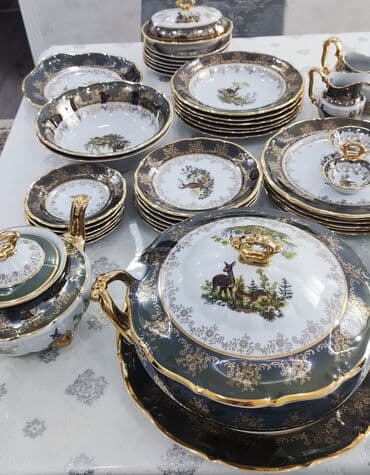 original cobalt: Nahar dəsti, rəng - Yaşıl, 6 nəfərlik, Çexiya — 1