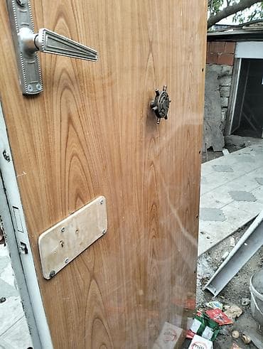 Metall giriş qapısı - Material: polad gövdə, hər iki tərəfi üzlənmiş — 3