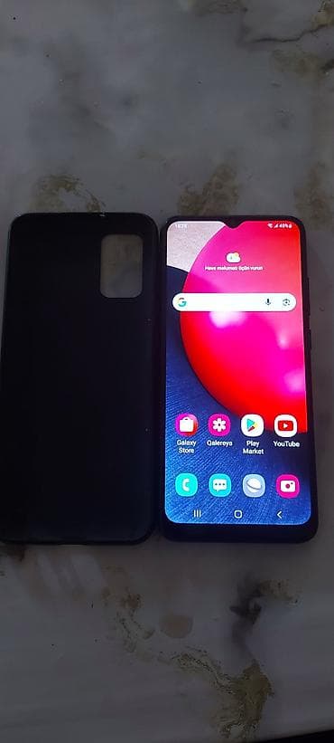 Mobil telefonlar: Samsung Galaxy A02 S, 32 GB, rəng - Qara, İki sim kartlı — 3