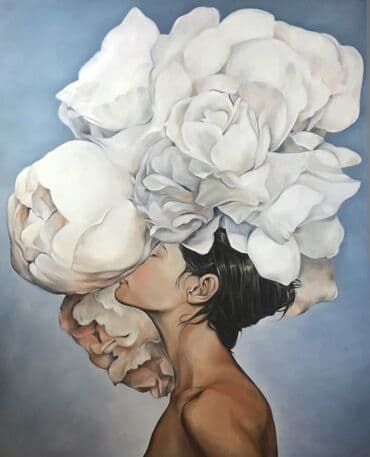 qadin sekilleri: 🖼️Tək tablo. 🌷Xanım portreti.🌷 👁️Kətan, yağlı boya. 💙Qiymətlər ölçü — 10