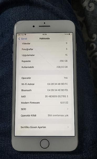 samsung tab s9: IPhone 8 Plus, 256 GB, Ağ, Qırıq — 2