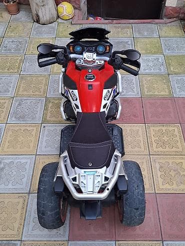 usaq geyim: Uşaq üçün elektrikli üçtəkərli motosiklet (adventure tərzi) - Korpus — 4