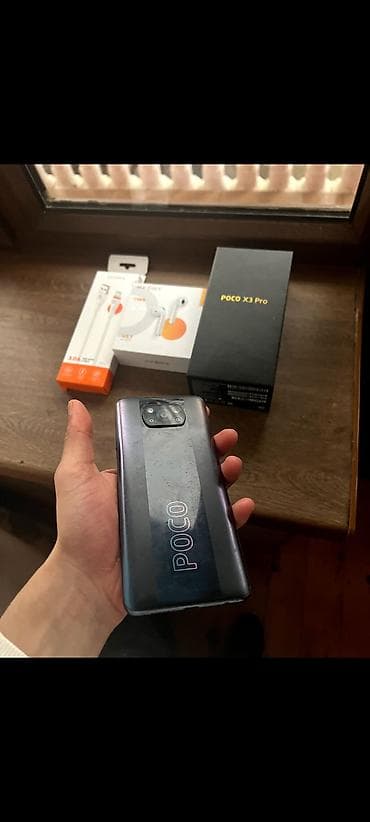 iphone x kabrolar: Poco X3 Pro, 256 GB, rəng - Boz, Sensor — 1