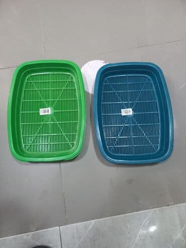 pişik qum qabı: Məhsul: Pişik üçün qum tualeti (pan) – müxtəlif rənglərdə Təsvir: - — 2