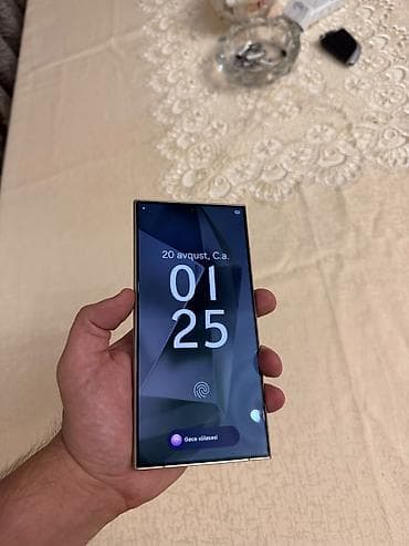 elden ring disk: Samsung Galaxy S24 Ultra, 256 GB, rəng - Qızılı, Barmaq izi — 1