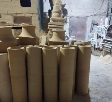 большие горшки для цветов: Bahar və yay çiçəkləri üçün nəzərdə tutulmuş, daşdan hazırlanmış — 12