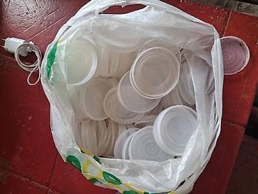 mini drel: Plastik qapaqlar dəsti - Material: şəffaf, yüngül və elastik plastik — 1