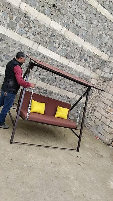 bag yellencek: Divan-yelləncək, Zontikli, Metal — 1