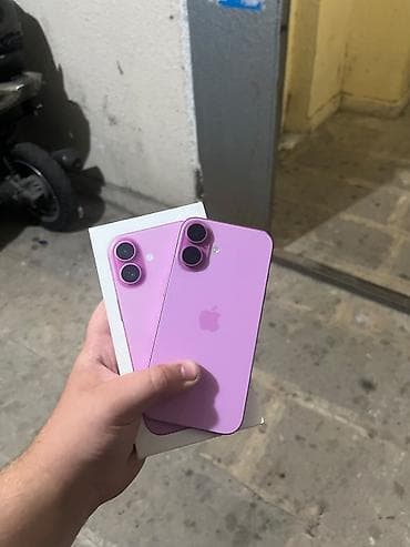 ipone 8: IPhone 16, 128 GB, Çəhrayı — 1