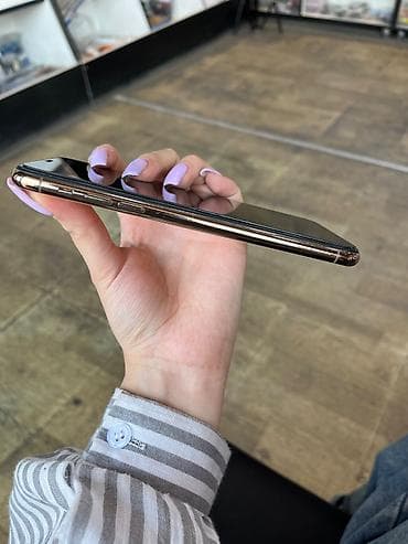 iphone x max: IPhone 11 Pro Max, 256 GB, Qızılı, Face ID — 4