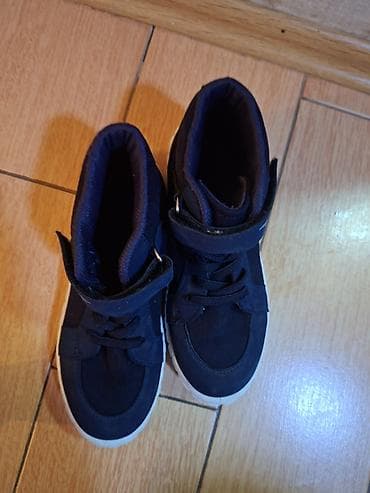 2020 krasovkalar: 34 Ölcu, problemi yoxdur. Uşaq idman ayaqqabısı – tünd mavi — 5