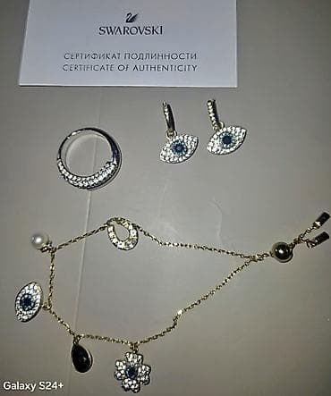 bil: Dəstə daxildir: Sırğa, Bilərzik, Swarovski — 3