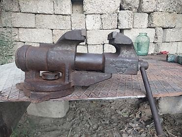 mengene satilir: Sənaye tipli məngənə (sıxacaq) - Material: tökmə dəmir, ağır və — 5