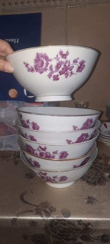 ucuz qab qacaqlar: Boşqablar, rəng - Ağ — 2