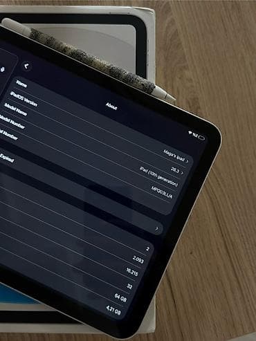 iphone 13 pro max ekran: Apple iPad (10-cu nəsil) planşeti Apple Pencil Type C Alindigindan — 2