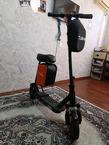 skuter toba: Toba elektrik skuter - Oturacaqlı dizayn: Rahat, çıxarıla bilən — 1