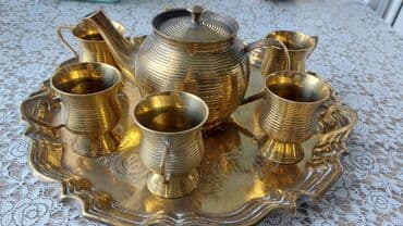 женские бюстгальтеры с плотной чашкой: Çay dəsti, rəng - Qızılı, Metal — 2