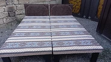 teker temiri isi: Təzə çarpayılar. 1 nəfərlik çarpayılar 60 manat. 2 nəfərlik taxt 110 — 2