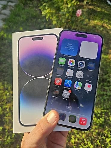 komputer ekranı: IPhone 14 Pro Max, 128 GB, Deep Purple, Face ID — 4