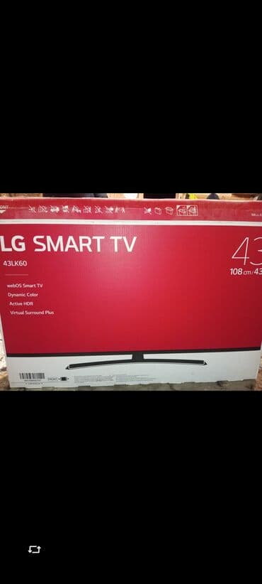 televizor iptv: Nigar💚 Tv lg 109 ekran smarr qətyə isdfadə olnmyub 480 manat — 1