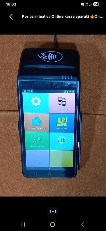 POS terminal və onlayn kassa aparatı (EKASSAM tətbiqi ilə)