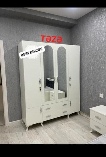 куплю шифоньер: Yeni, Açılan, 4 qapılı Düz dolab, Qarderob, paltar dolabı, Rusiya — 6