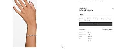 Аксессуары: Swarovski Bilərzik Matrix Gənclik mallda rəsmi mağazadan əldə edilib — 1