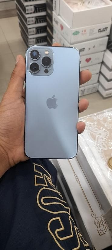 IPhone 13 Pro Max, 128 ГБ, Sierra Blue, Беспроводная зарядка, Face ID