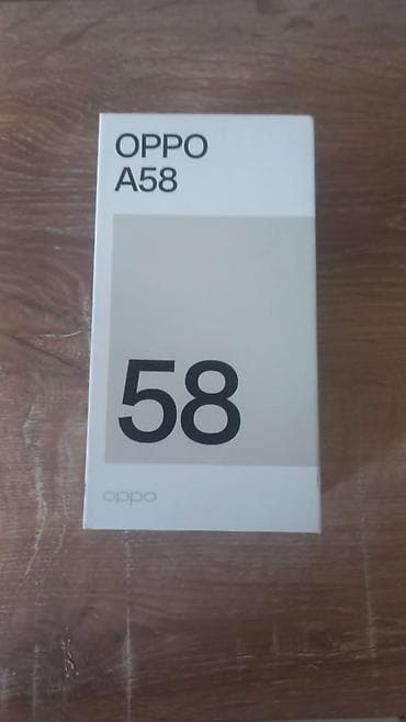 adaptırlar: Oppo A58 4G, 128 GB, rəng - Qara, İki sim kartlı — 4