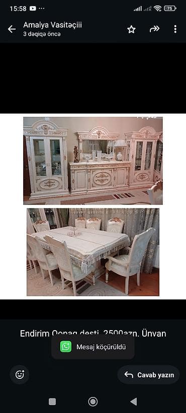 Endirim Qonaq desti 2500azn. Ünvan Novxanı (2269) aml — 1