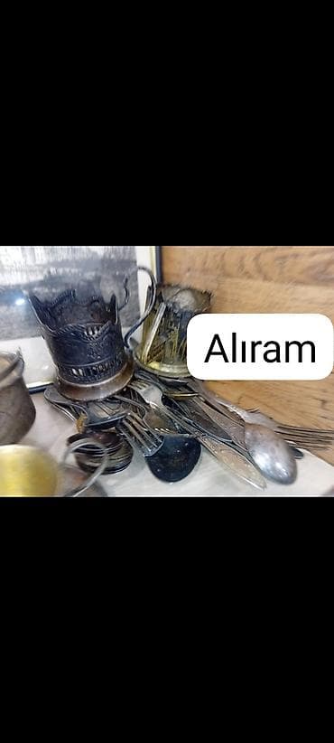 Alıram – köhnə gümüş və digər qiymətli metal əşyalar - Sovet dövrü