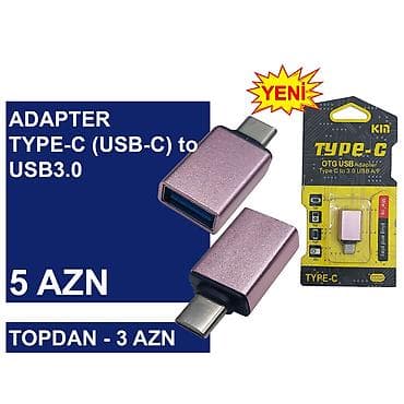xarici hard disk: Type-C/USB-C Adapterlər/Konverterlər (Çeviricilər) ⭐Type-C (USB-C) to — 10