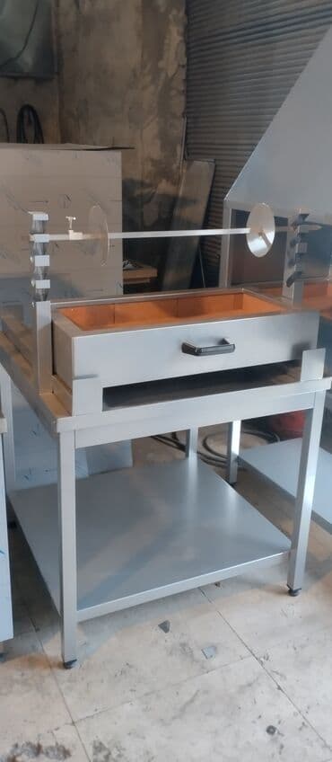 Mini popkorn aparatları: Qorizontal manqal, 6 şişli, Termostatsız, Yeni — 1