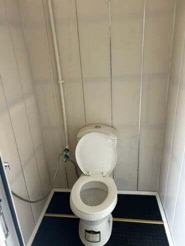 anbar üçün konteyner: Konteyner tipli sanitar qovşaq – tam hazır modul - Metal karkaslı — 4