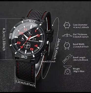 Şəxsi əşyalar: Yeni, Qol saatı, rəng - Qara — 2