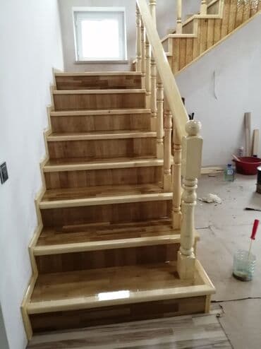 витражные окна в доме: Mebel, pilləkanı və qapıları sifarişlə yığıb yerində quraşdırirıq — 6