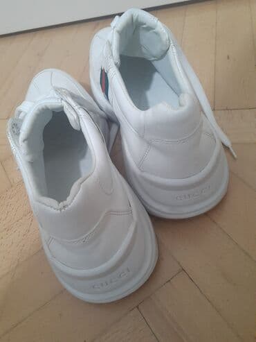 klassik kişi çəkmələri: Məhsul: Gucci ağ krossovkalar - Model: Ağ “dad sneaker”/chunky — 4