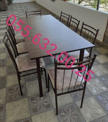 metbex stol stulları qiymetleri: Mətbəx üçün, Yeni, Açılmayan, Kvadrat masa — 1